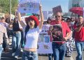Lupita Villalobos encabeza marcha en Hermosillo para exigir educación inicial gratuita y respaldar protesta de Covafam