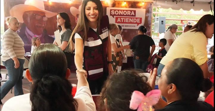 Gobierno de Sonora realiza jornada de servicios públicos en el Poblado Miguel Alemán