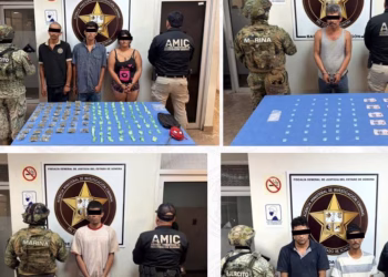 Siete Personas Detenidas en Posesión de Armas y Drogas en Cajeme