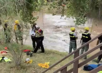 Buscan en EUA a Dos Personas Presuntamente Arrastradas por Arroyo en Nogales