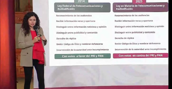 Luisa Alcalde rechaza que los nuevos lineamientos para medios sean una “ocurrencia” de Claudia Sheinbaum