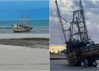 ¿Qué pasó en Puerto Peñasco? Encallan 18 barcos en playas del norte de Sonora tras fuertes vientos