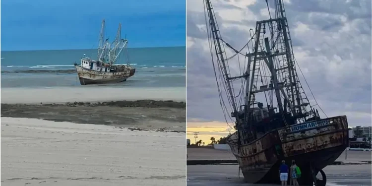 ¿Qué pasó en Puerto Peñasco? Encallan 18 barcos en playas del norte de Sonora tras fuertes vientos