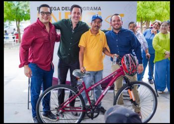 Gobierno de Sonora fortalece la movilidad con entrega de bicicletas en San Pedro El Saucito