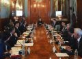Claudia Sheinbaum recibe en Palacio Nacional a empresarios de Japón