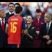 Claudia Sheinbaum entrega el Balón de Oro durante la final del Mundial 2026 junto a Trump e Infantino