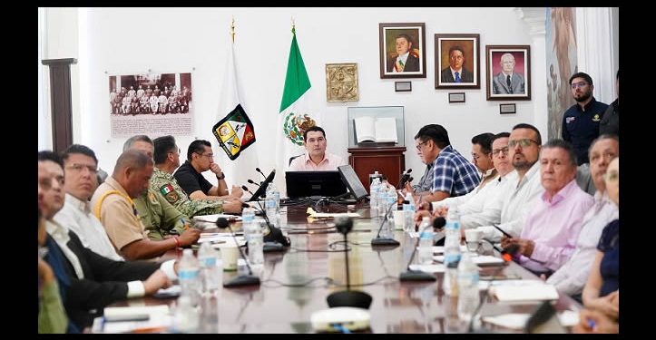 Instalan Comité de Operaciones de Emergencia para atender problemas en Sonora generados por lluvias