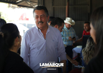 Apuesta Javier Lamarque por la continuidad de la 4T en Sonora para el proceso de Morena