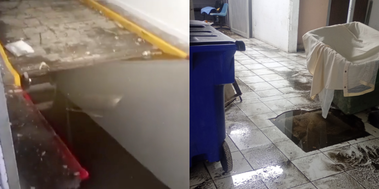 Bajo el lodo y el agua: Filtran imágenes de hospital del ISSSTE inundado en Hermosillo, tras lluvias