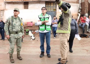 Tras las fuertes lluvias, se activó Plan DN-III en Nogales, Sonora