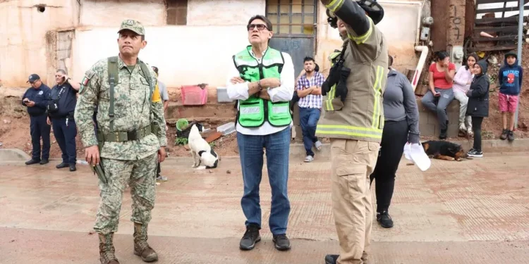 Tras las fuertes lluvias, se activó Plan DN-III en Nogales, Sonora