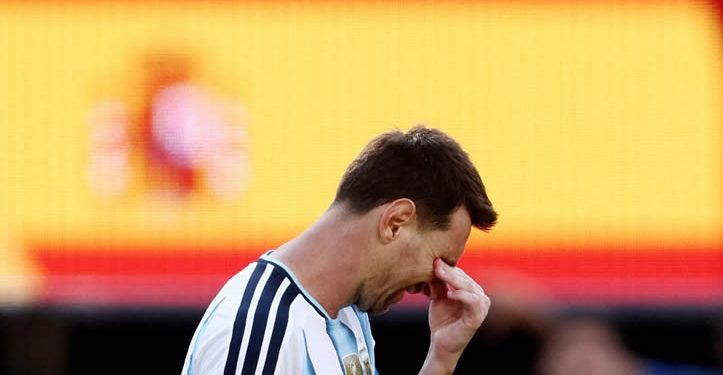 Las lágrimas de Messi