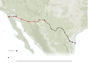 La frontera blindada de Donald Trump