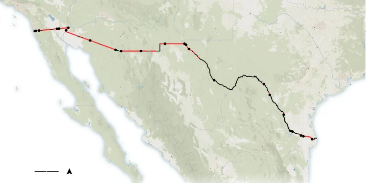 La frontera blindada de Donald Trump