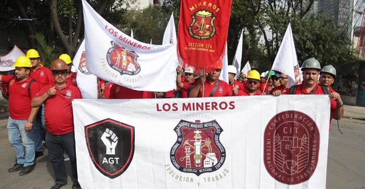 Mineros terminan movilización tras acuerdo de reunión entre Gobernación y Gómez Urrutia para resolver huelgas