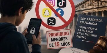 Francia aprueba prohibir el uso de redes sociales a los menores de 15 años
