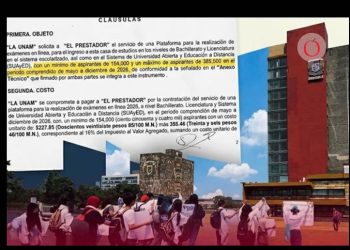 ¡UNAM pagó más de 100 MDP por el software que presentó anomalías en aplicación de exámenes en línea para aspirantes de nuevo ingreso!