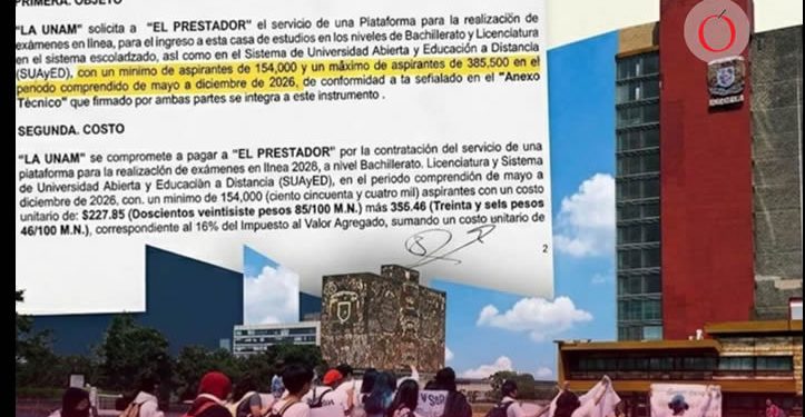 ¡UNAM pagó más de 100 MDP por el software que presentó anomalías en aplicación de exámenes en línea para aspirantes de nuevo ingreso!