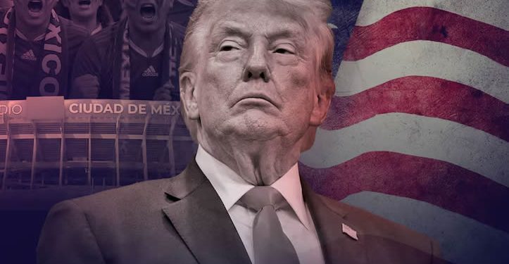 Donald Trump revela que vio la eliminación de México contra Inglaterra: “No podía apartar la vista del partido”