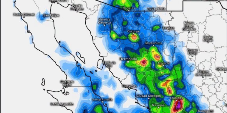Protección Civil Evalúa Daños por Lluvias el Sur de Sonora
