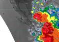 Tormenta que afectó a Sinaloa el lunes tuvo poder para llegar a Sonora