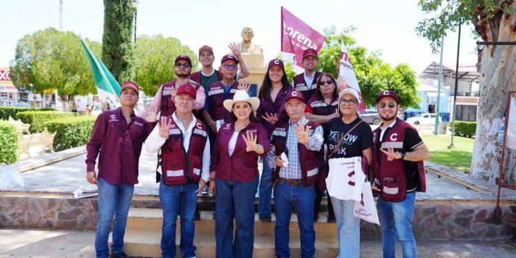 Celida López intensifica recorridos por Sonora durante proceso interno de Morena