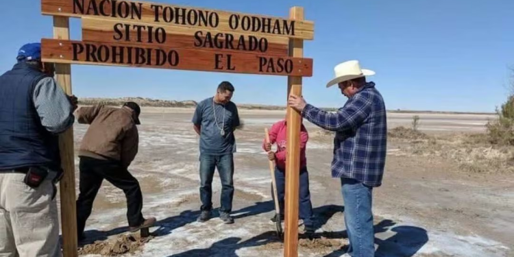 Contratistas del muro fronterizo ingresan a territorio Tohono O’odham en Arizona; tribu denuncia invasión
