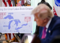 Trump firma decreto para cambiar el nombre del Lago Ontario a “lago de América”