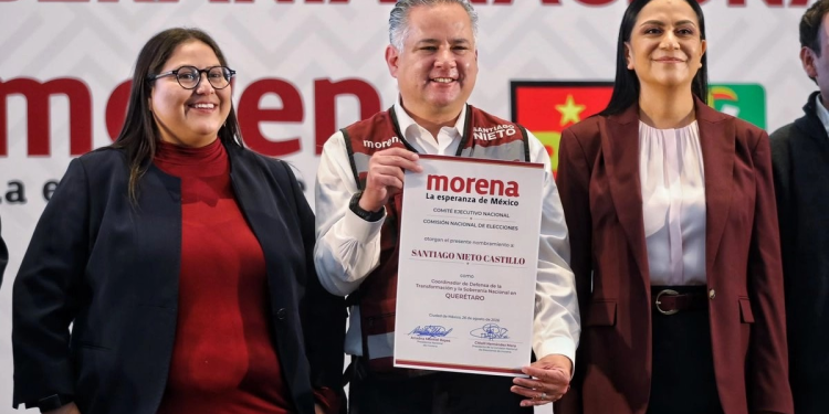 Morena anunció a Santiago Nieto como coordinador de la defensa de la 4T en Querétaro
