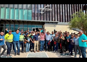 Levanta CTM banderas roji-negras en la empresa Creation Technologies tras reinstalar a delegada sindical