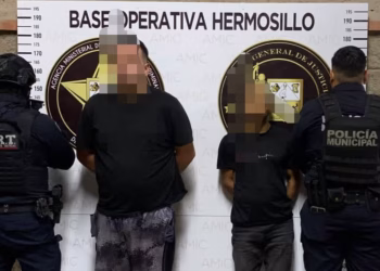 Hombre es Asesinado a Balazos en Taquería de Hermosillo; Hay 2 Sujetos Detenidos