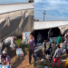 Rapiña tras volcadura de tráiler con agua en la carretera México 15, cerca de Sinaloa y Sonora
