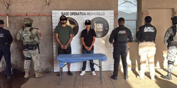 Rescatan a dos menores con Alerta Amber en Sonora; aseguran droga y detienen a dos sujetos