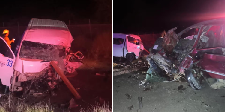 Suman 3 Personas Fallecidas tras Choque Entre Camioneta y Transporte de Jornaleros en Hermosillo