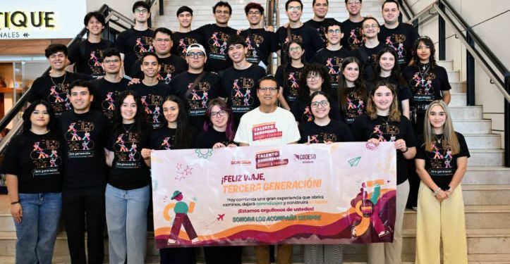 Comienza el sueño de 30 jóvenes de la tercera generación de Talento Sonorense Rumbo a Taiwán