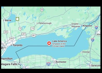 Google Maps cambia nombre de Lago Ontario a ‘Lago América’