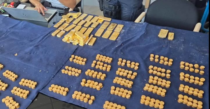 Obreros abren un muro y encuentran lingotes y monedas de oro valuados en 177 millones de pesos
