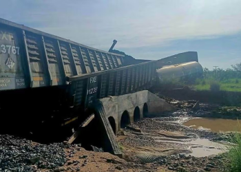 Continúa evaluación por derrame de Ferromex en Naco; fueron 70 mil 300 litros