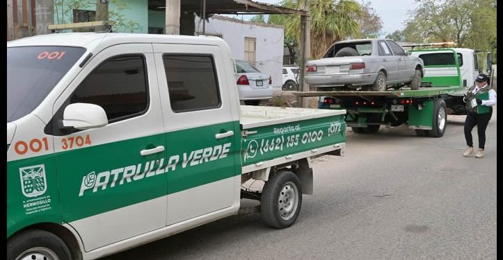 Supera Ayuntamiento de Hermosillo más de mil vehículos en abandono retirados de la vía pública