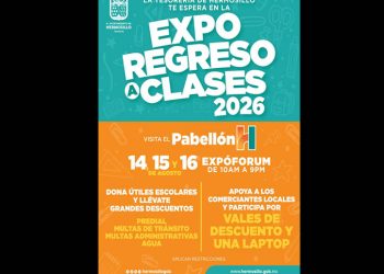 Podrán familias aprovechar descuentos de Tesorería y donar útiles en Expo Regreso a Clases 2026