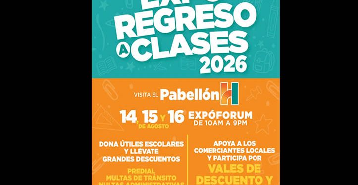 Podrán familias aprovechar descuentos de Tesorería y donar útiles en Expo Regreso a Clases 2026