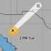 ¡Polo pierde fuerza! Se degrada a tormenta tropical y acelera sobre Sonora rumbo al noreste