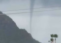 Reportan Formación de Tromba Marina en Playa de Guaymas
