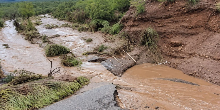 Colapsa Puente y Deja Incomunicado a Suaqui Grande tras Lluvias por Huracán Polo en Sonora
