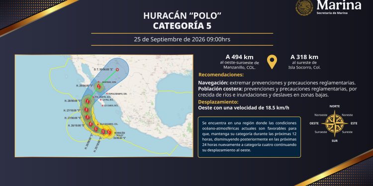 Polo impactará BCS y Sonora la próxima semana