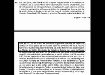 Caso PRD-MACISO, de lo político a lo penal… IEES presenta denuncia ante la FGJE y Fiscalía Especializada en Asuntos Electorales