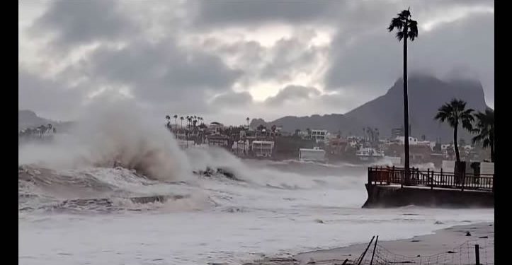 Vienen los efectos fuertes del Huracán Polo para Sonora