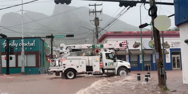 Nueve Localidades Quedaron Incomunicadas tras Paso de Huracán Polo en Sonora