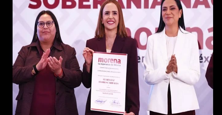 Designan a Clara Luz Flores como coordinadora de Morena en Nuevo León