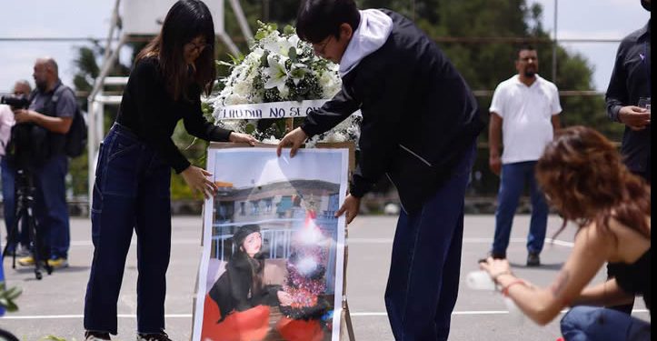 De blanco y con mochila negra: en busca del presunto asesino de Claudia Tacoronte en México